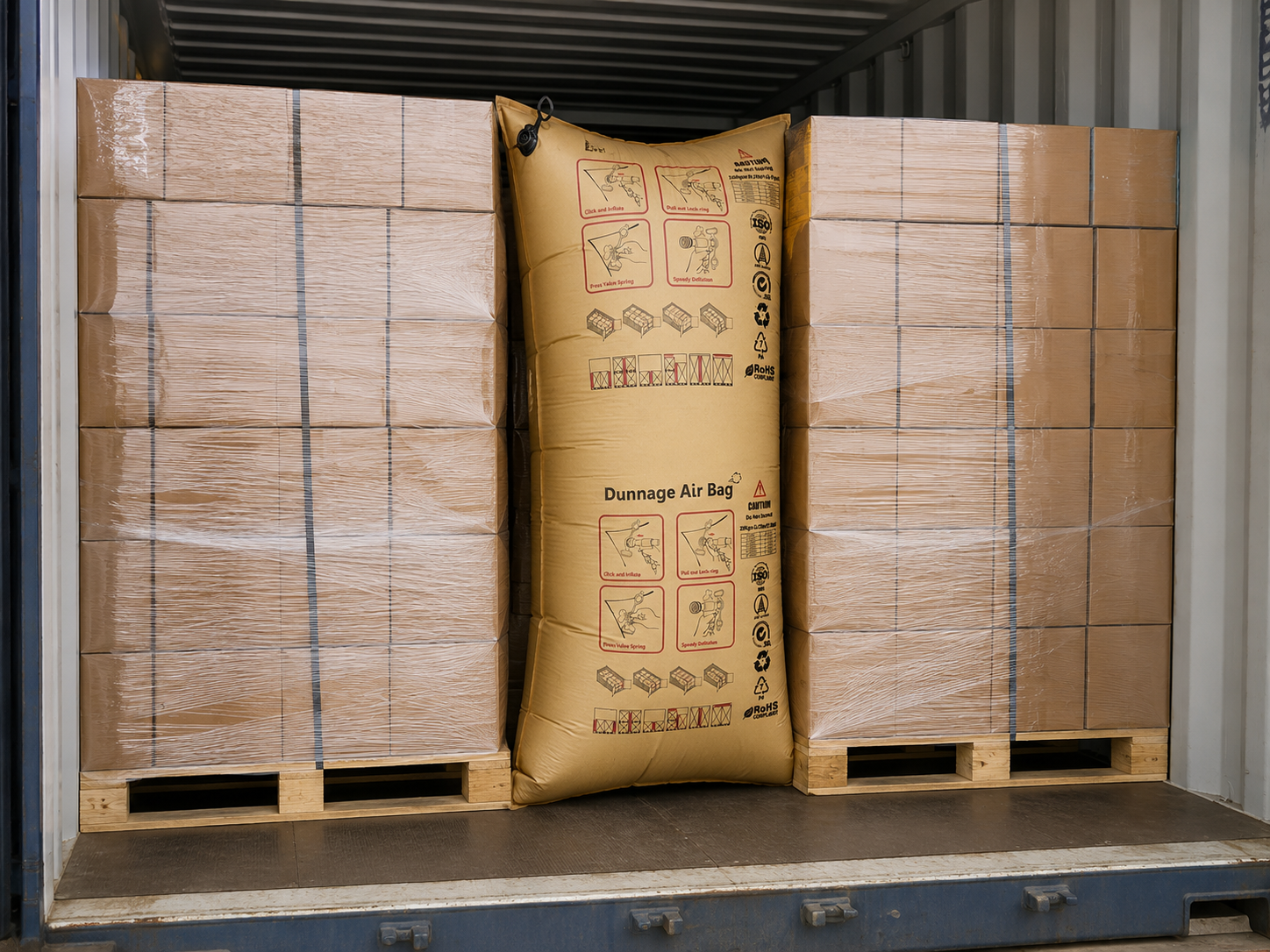 Dunnage bag application — Cargo Gap Filling