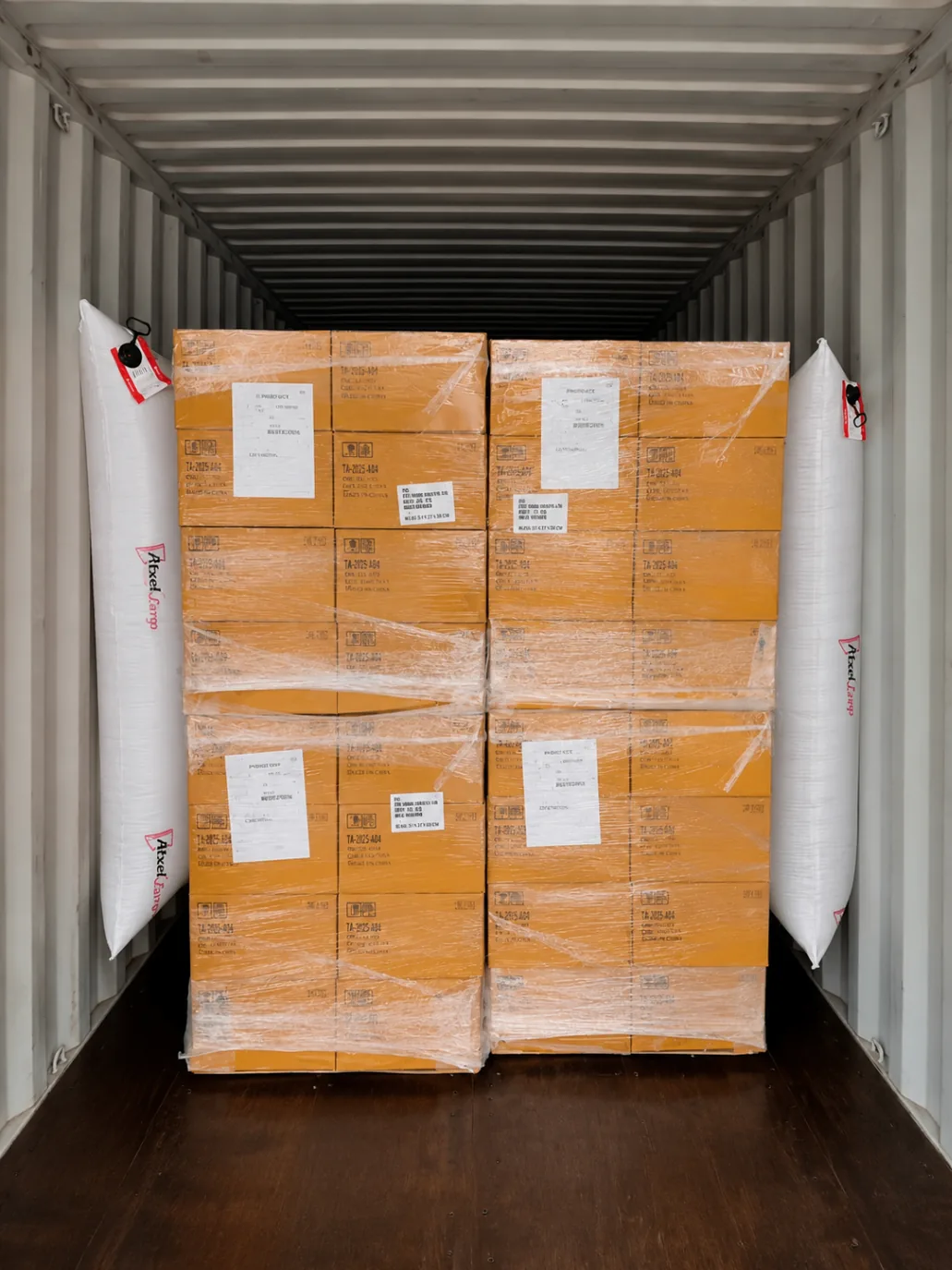 Container load stabilization — 5